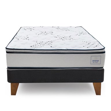 CAMA EUROPEA DRIMER NEW OZONO 1.5 PLAZAS NEGRO - 2