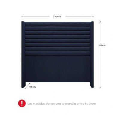 DORMITORIO RIZZOLI FIRENZE KING CON CAJONES AZUL - 7
