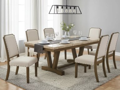 JUEGO COMEDOR RIPLEY HOME NEW HAGEN 6 SILLAS