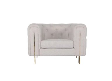 SILLÓN RIPLEY HOME NEW VICTORIA 1 CUERPO GRIS CLARO - 5