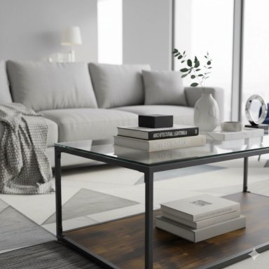 MESA DE CENTRO RIPLEY HOME PENÉLOPE METAL CAFÉ 120X60 CM - 2