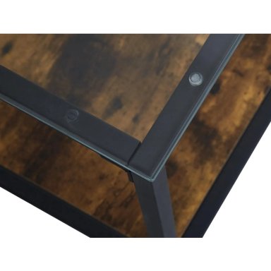MESA DE CENTRO RIPLEY HOME PENÉLOPE METAL CAFÉ 120X60 CM - 6