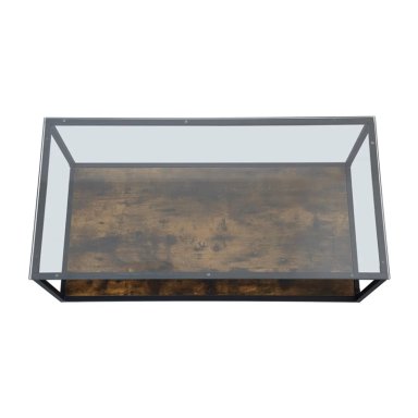 MESA DE CENTRO RIPLEY HOME PENÉLOPE METAL CAFÉ 120X60 CM - 7