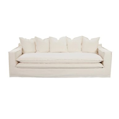 SOFÁ DOBLE COJÍN MAISON LINETT LILLE 3 CUERPOS IVORY - 3