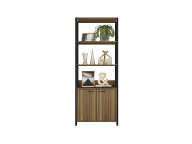 ESTANTE RIPLEY HOME SKY MARRÓN/NEGRO - 2