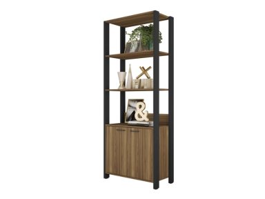 ESTANTE RIPLEY HOME SKY MARRÓN/NEGRO - 3