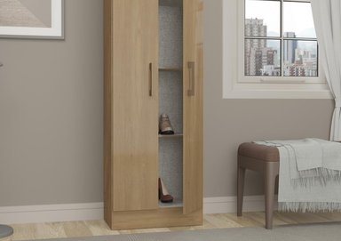 ROPERO RIPLEY HOME VITTO 2 PUERTAS NATURAL - 3