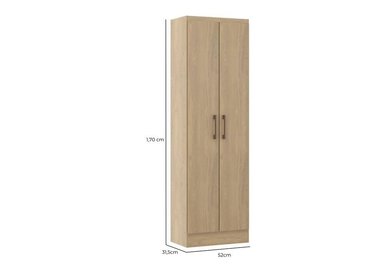 ROPERO RIPLEY HOME VITTO 2 PUERTAS NATURAL - 4