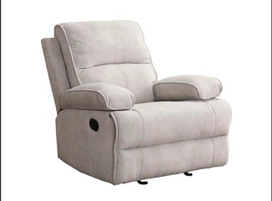 SILLÓN RECLINABLE RIPLEY HOME GLIDER CON MECEDOR BEIGE - 3