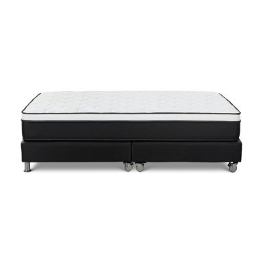 CAMA AMERICANA ROSEN PATH GRAFITO QUEEN + 2 ALMOHADAS - 3