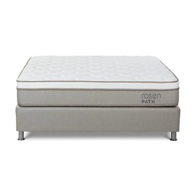 CAMA AMERICANA ROSEN PATH NIEBLA QUEEN + 2 ALMOHADAS - 2