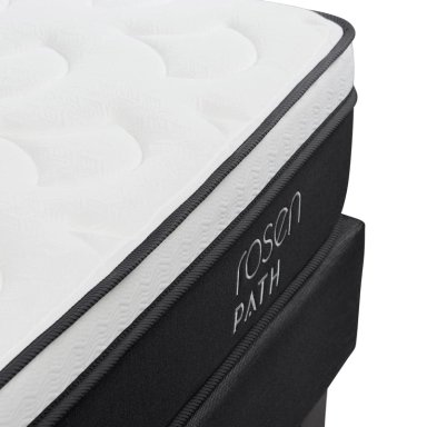 CAMA EUROPEA ROSEN PATH GRAFITO 2 PLAZAS + 2 ALMOHADAS - 3