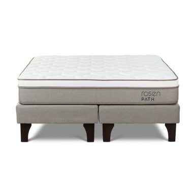 CAMA EUROPEA ROSEN PATH NIEBLA KING + 2 ALMOHADAS - 2