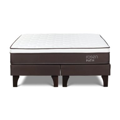 CAMA EUROPEA ROSEN PATH CAFÉ KING  + 2 ALMOHADAS - 2