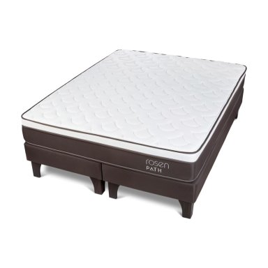 CAMA EUROPEA ROSEN PATH CAFÉ KING  + 2 ALMOHADAS - 4
