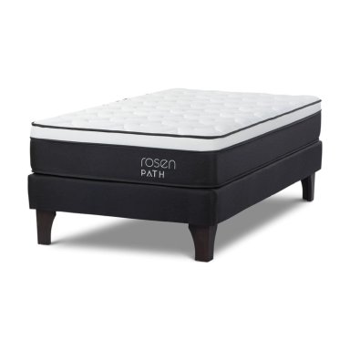 DORMITORIO EUROPEO ROSEN PATH GRAFITO 1.5 PLAZAS WEST GRAFITO + 1 ALMOHADA - 3
