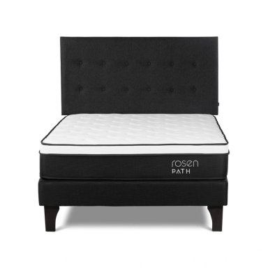 DORMITORIO EUROPEO ROSEN PATH GRAFITO 2 PLAZAS WEST GRAFITO + 2 ALMOHADAS - 3