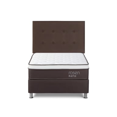 DORMITORIO AMERICANO ROSEN PATH CAFÉ 1.5 PLAZAS WEST CHOCOLATE + 1 ALMOHADA - 2