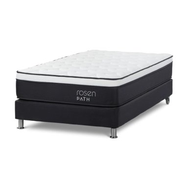 DORMITORIO AMERICANO ROSEN PATH GRAFITO 1.5 PLAZAS NEW BENNET GRAFITO + 1 ALMOHADA - 3