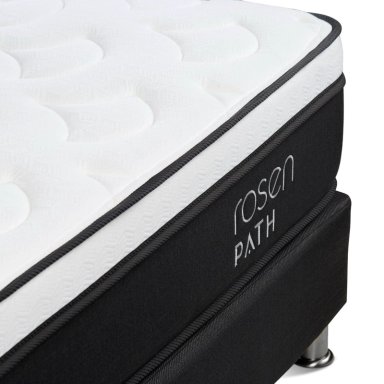 DORMITORIO AMERICANO ROSEN PATH GRAFITO 1.5 PLAZAS NEW BENNET GRAFITO + 1 ALMOHADA - 5