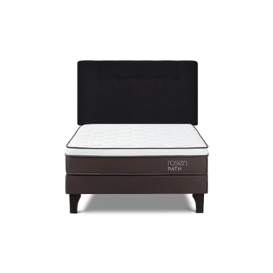 DORMITORIO EUROPEO ROSEN PATH CAFÉ 2 PLAZAS NEW BENNET GRAFITO + 2 ALMOHADAS - 2