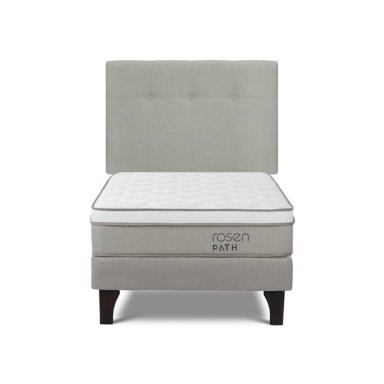 DORMITORIO EUROPEO ROSEN PATH NIEBLA 1.5 PLAZAS NEW BENNET NATURAL + 1 ALMOHADA - 2