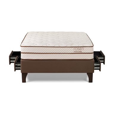 CAMA EUROPEA ROSEN CON CAJONES AUTONOMY LAND 2 PLAZAS MARRÓN - 2