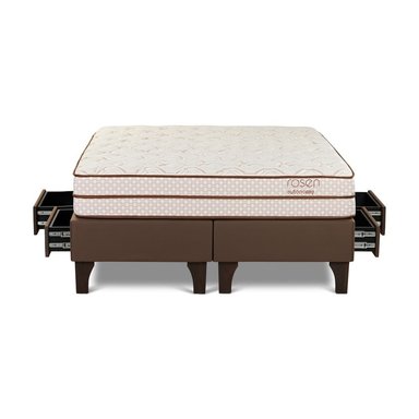 CAMA EUROPEA ROSEN CON CAJONES AUTONOMY LAND QUEEN MARRÓN - 2