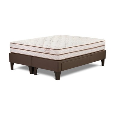 CAMA EUROPEA ROSEN CON CAJONES AUTONOMY LAND KING MARRÓN - 3