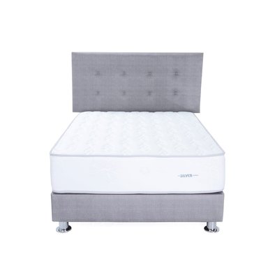 DORMITORIO AMERICANO EL CISNE CLÁSICO 2 PLAZAS POCKET SILVER GRIS - 2