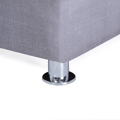 CAMA AMERICANA EL CISNE VALENTE HYPERSOFT 2 PLAZAS GRIS - 2