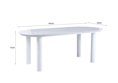 JUEGO DE COMEDOR TERRAZA RIPLEY HOME MENORCA 6 SILLAS GRIS - 4