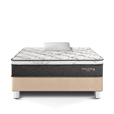 CAMA AMERICANA PARAÍSO POCKET STAR 1.5 PLAZAS CHAMPAGNE - 3
