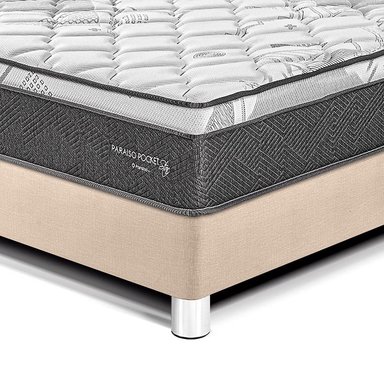 CAMA AMERICANA PARAÍSO POCKET STAR QUEEN CHAMPAGNE - 2