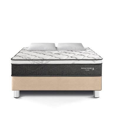 CAMA AMERICANA PARAÍSO POCKET STAR KING CHAMPAGNE - 3