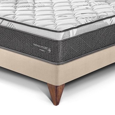 CAMA EUROPEA PARAÍSO POCKET STAR 2 PLAZAS CHAMPAGNE - 2
