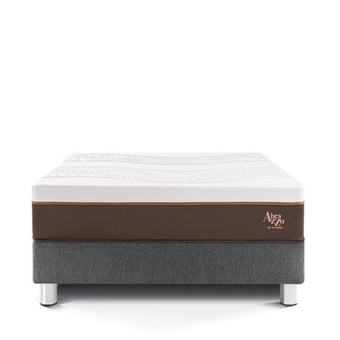 CAMA PARAÍSO ROYAL ABRAZZO 1.5 PLAZAS GRIS + 1 ALMOHADA VISCOELÁSTICA - 3