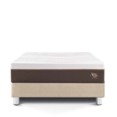 CAMA PARAÍSO ROYAL ABRAZZO 2 PLAZAS CHAMPAGNE + 2 ALMOHADAS VISCOELÁSTICAS - 3