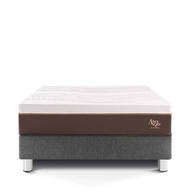 CAMA PARAÍSO ROYAL ABRAZZO KING GRIS + 2 ALMOHADAS VISCOELÁSTICAS - 3