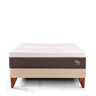 CAMA EUROPEA PARAÍSO ROYAL ABRAZZO 1.5 PLAZAS CHAMPAGNE + 1 ALMOHADA VISCOELÁSTICA - 3