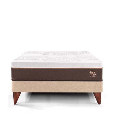 CAMA EUROPEA PARAÍSO ROYAL ABRAZZO QUEEN CHAMPAGNE + 2 ALMOHADAS VISCOELÁSTICAS - 3