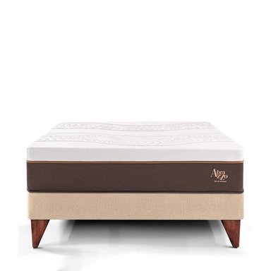 CAMA EUROPEA PARAÍSO ROYAL ABRAZZO KING CHAMPAGNE + 2 ALMOHADAS VISCOELÁSTICAS - 3