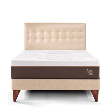 DORMITORIO EUROPEO PARAÍSO ROYAL ABRAZZO KING CHAMPAGNE + 2 ALMOHADAS VISCOELÁSTICAS - 3