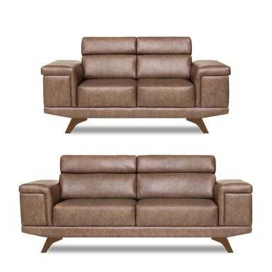 JUEGO DE SALA FORLI ALIYAH 3-2 CUERPOS CAPUCCINO