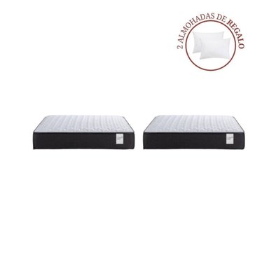 DOS COLCHONES ROSEN MOVE 1 PLAZA + 2 ALMOHADAS - 2