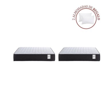 DOS COLCHONES ROSEN MOVE 2 PLAZAS + 2 ALMOHADAS - 2