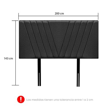 CABECERA RIZZOLI NÁPOLES KING GRIS - 2