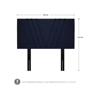 DORMITORIO EUROPEO RIZZOLI NAPOLES 2 PLAZAS + VELADOR MUNDIAL - 9