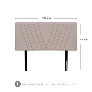 DORMITORIO EUROPEO RIZZOLI NAPOLES KING + VELADOR MUNDIAL - 9