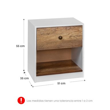 DORMITORIO EUROPEO RIZZOLI NAPOLES 2 PLAZAS + VELADOR MUNDIAL - 7